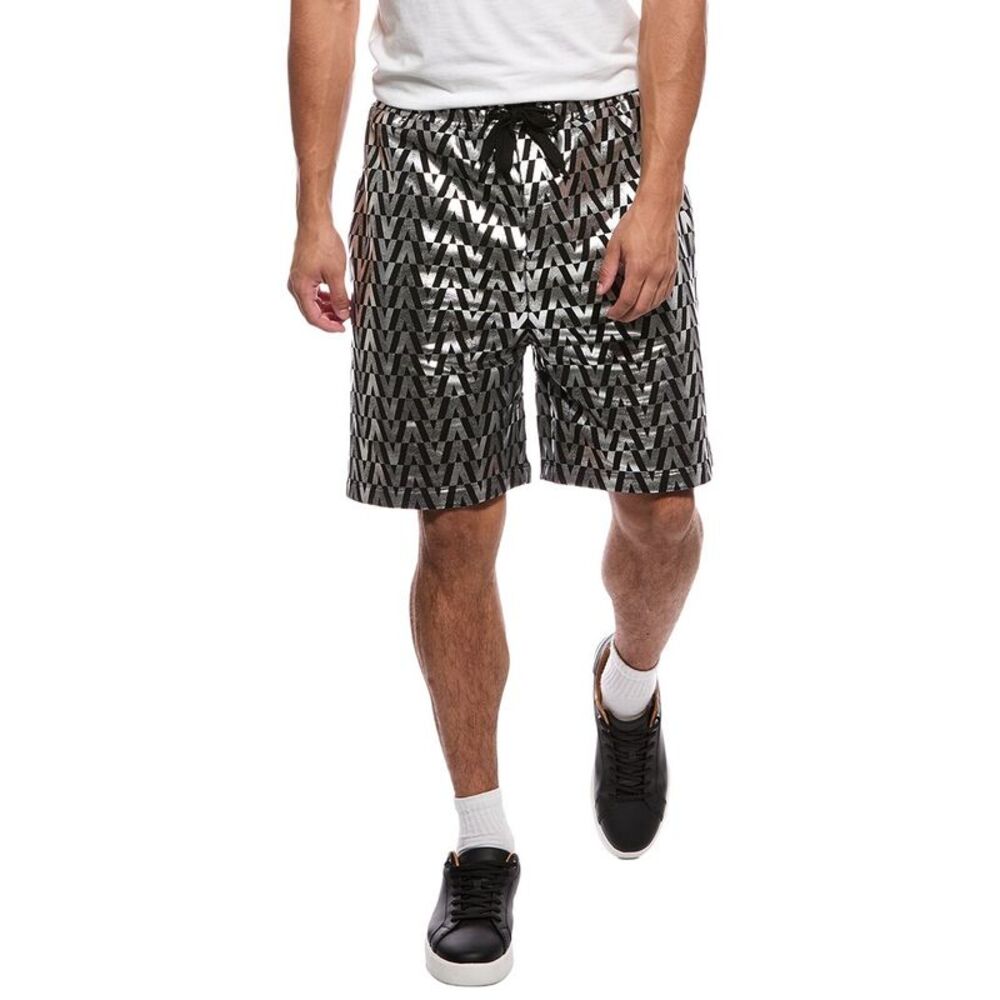Valentino Mens  Pattern Short, Black